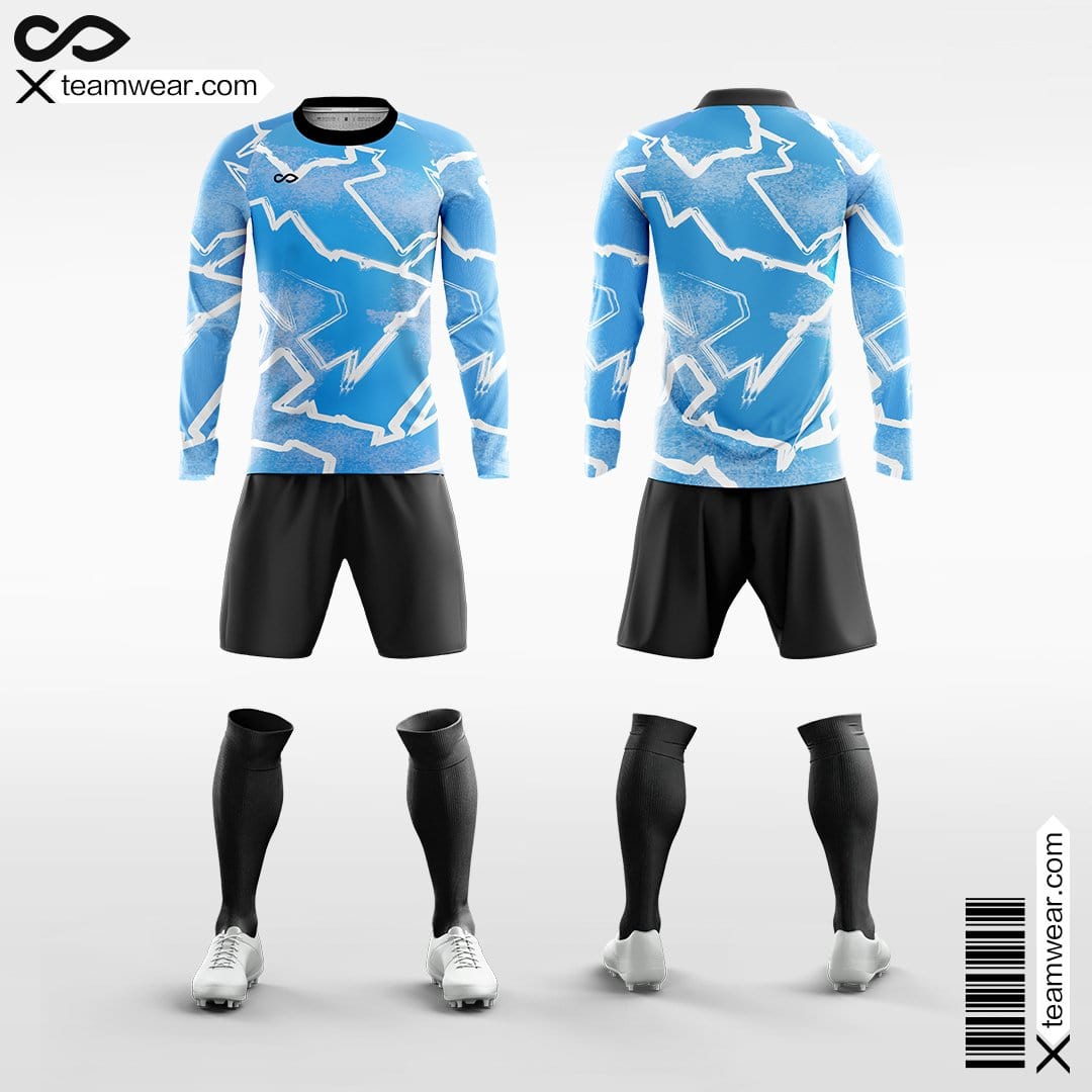 Pop Camouflage Style 4 - Men's Sublimated Long Sleeve Soccer Kit