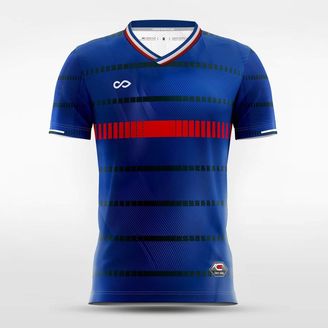 Team France - Customized Men's Sublimated Soccer Jersey