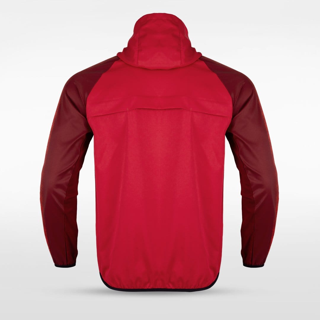 Embrace Radiance - Customized Men's Sublimated Full-Zip Waterproof