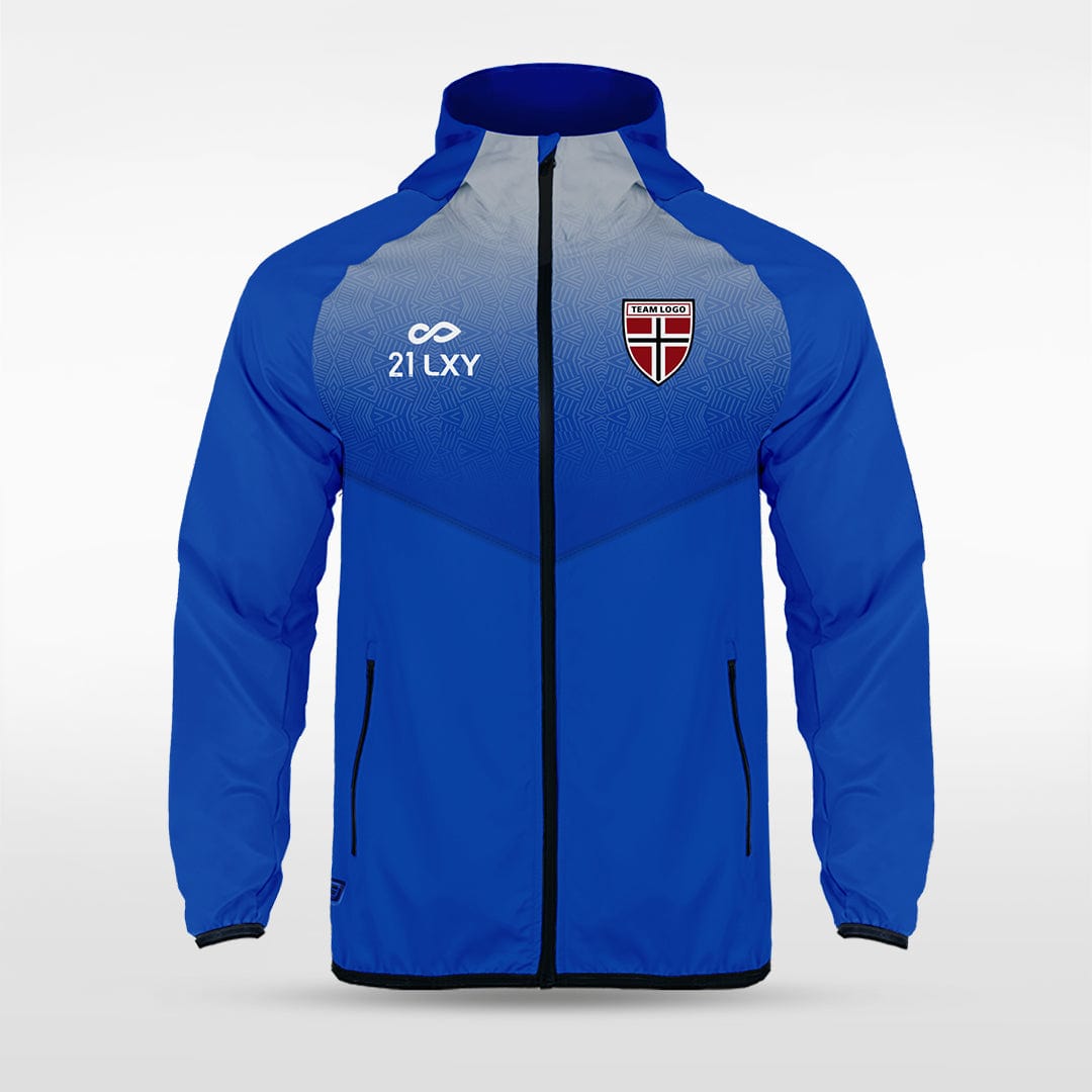 Historic Maya - Customized Men's Sublimated Full-Zip Waterproof