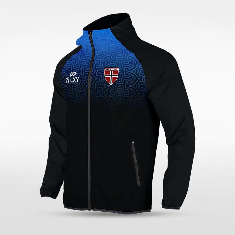 Historic Maya - Customized Men's Sublimated Full-Zip Waterproof