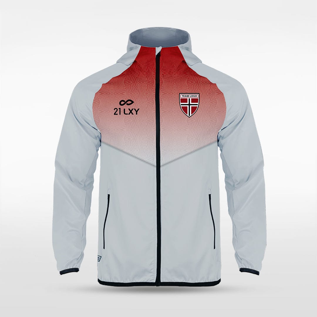 Historic Maya - Customized Men's Sublimated Full-Zip Waterproof