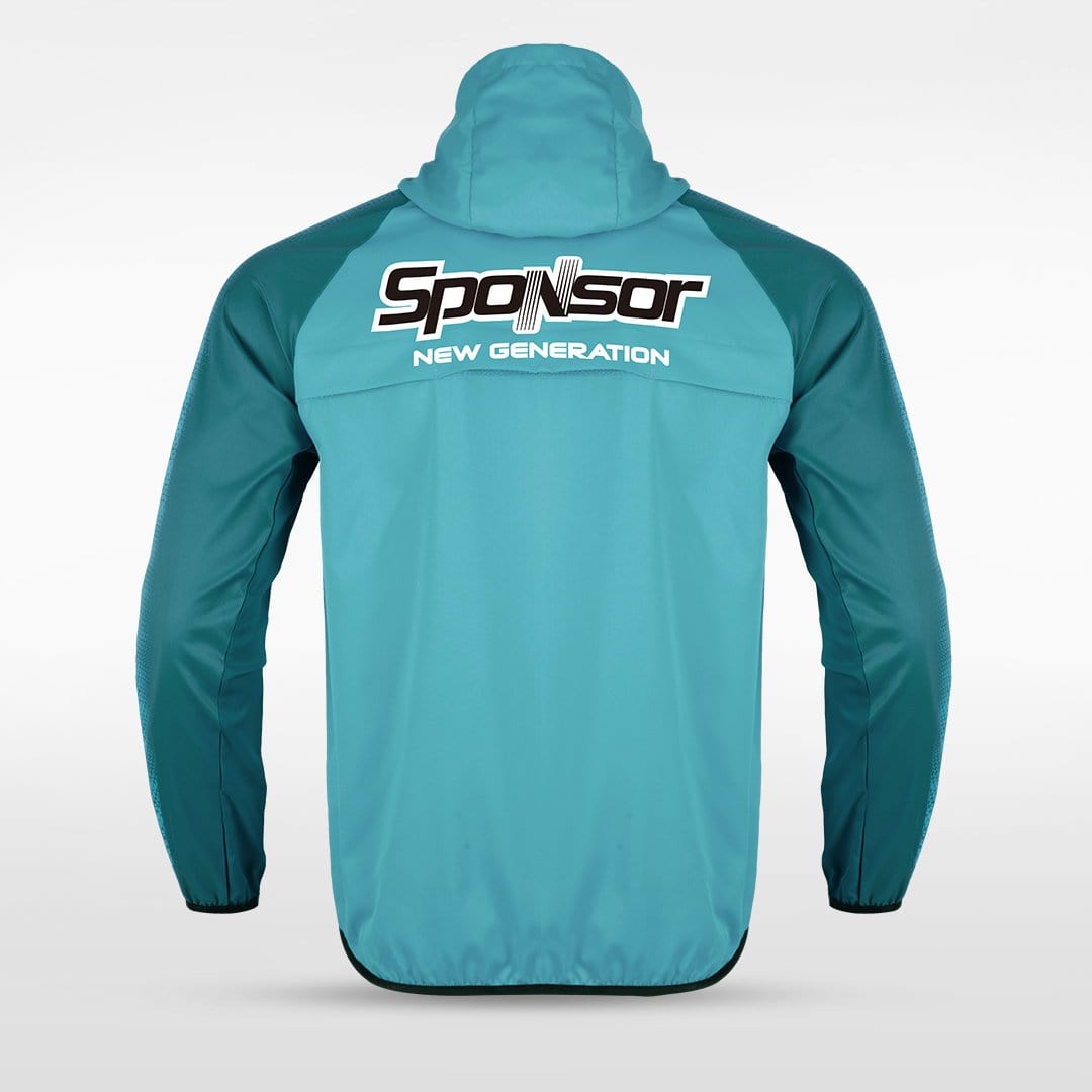 Embrace Radiance - Customized Men's Sublimated Full-Zip Waterproof