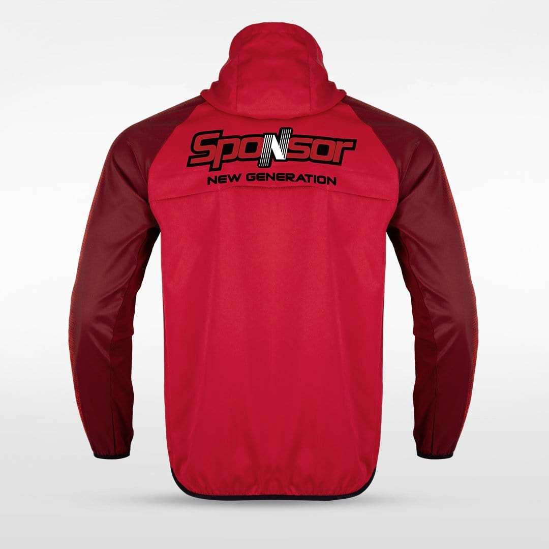 Embrace Radiance - Customized Men's Sublimated Full-Zip Waterproof