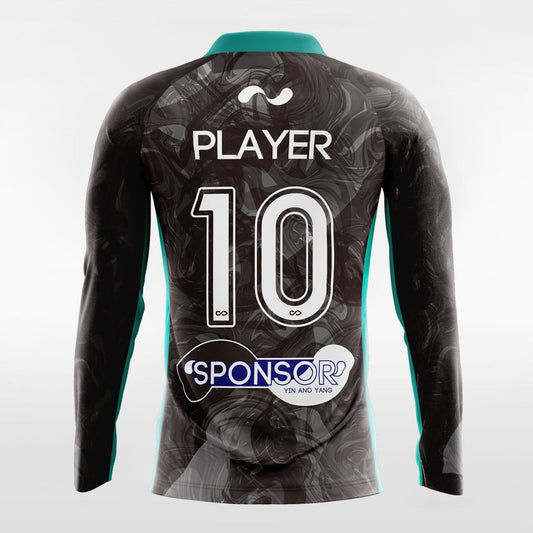 YIN AND YANG - Customized Men's Sublimated Long Sleeve Soccer Jersey