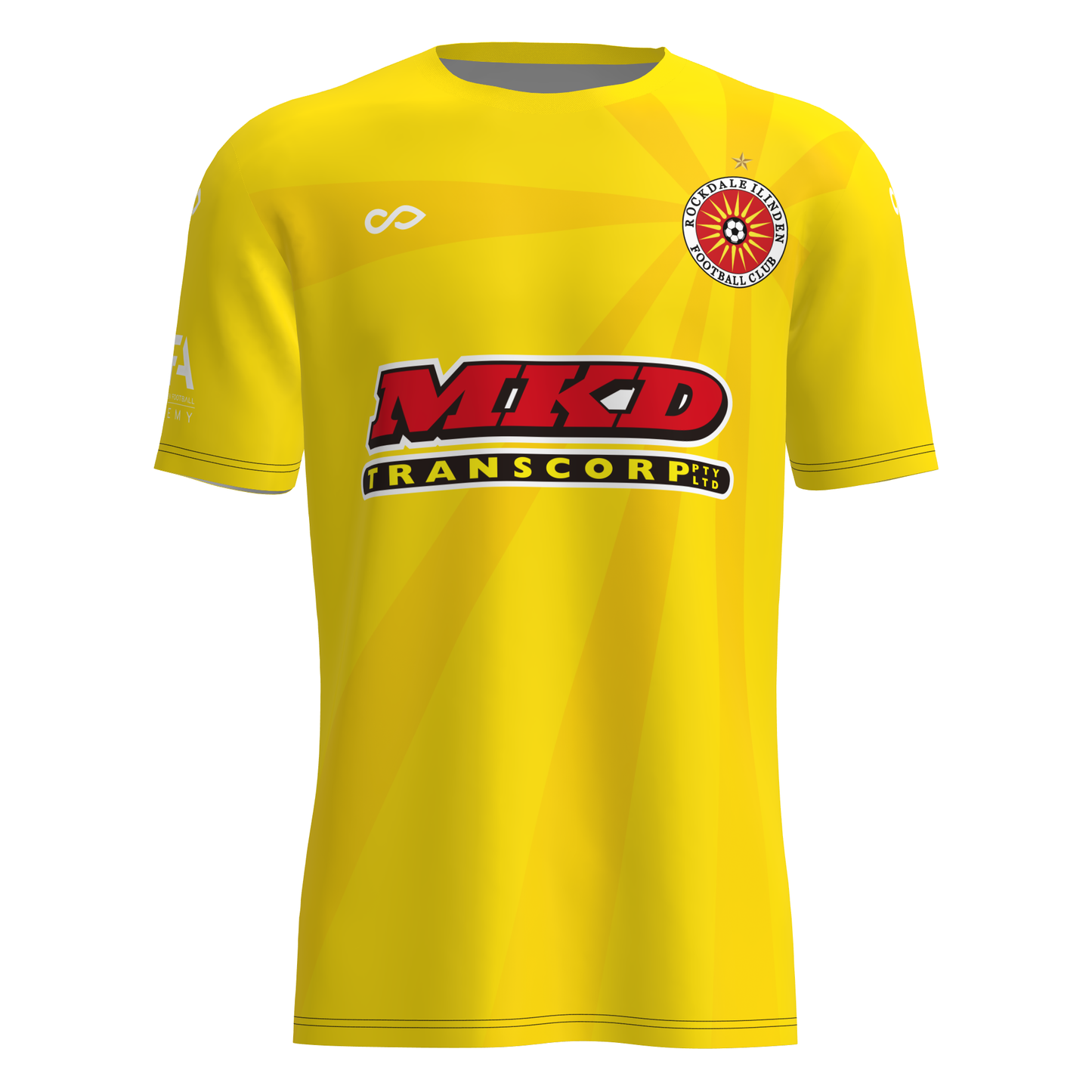 Rockdale Ilinden FC Yellow Training Jersey