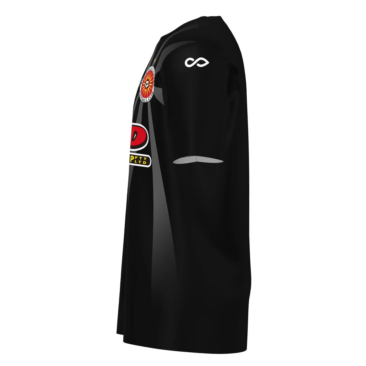 Rockdale Ilinden FC Black Training Jersey