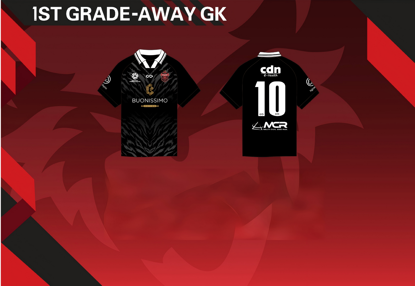 1ST GRADE - GK Away Top