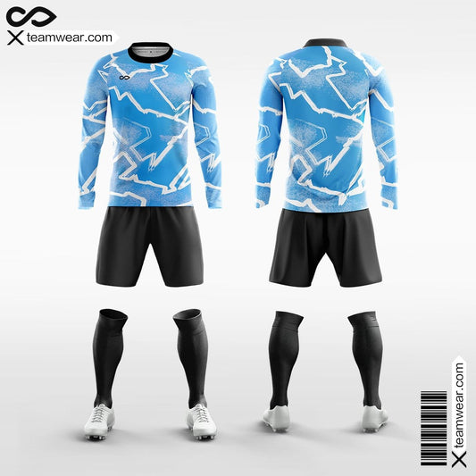 Pop Camouflage Style 4 - Men's Sublimated Long Sleeve Soccer Kit
