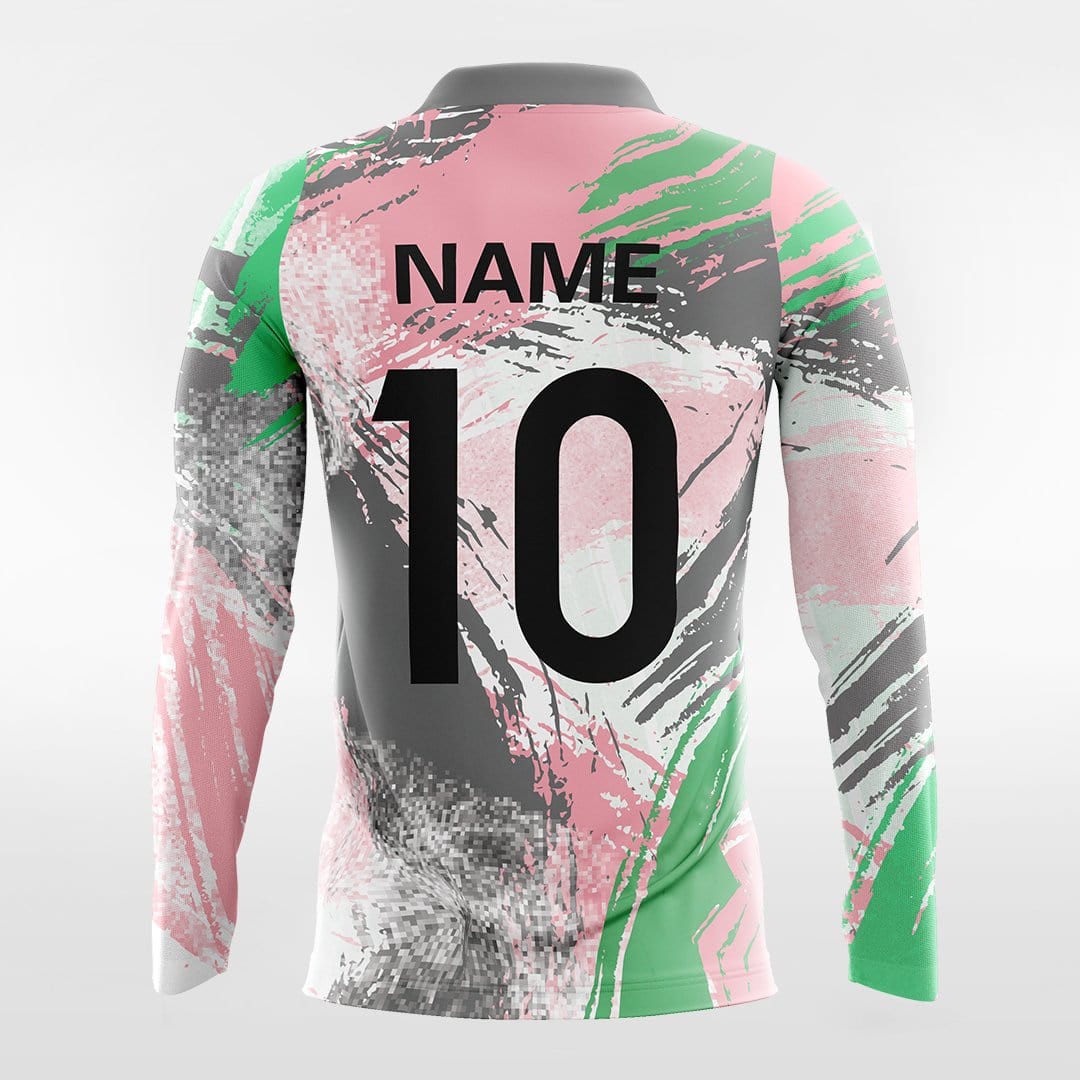 Pop Camouflage Ⅴ - Customized Men's Sublimated Long Sleeve Soccer Jersey