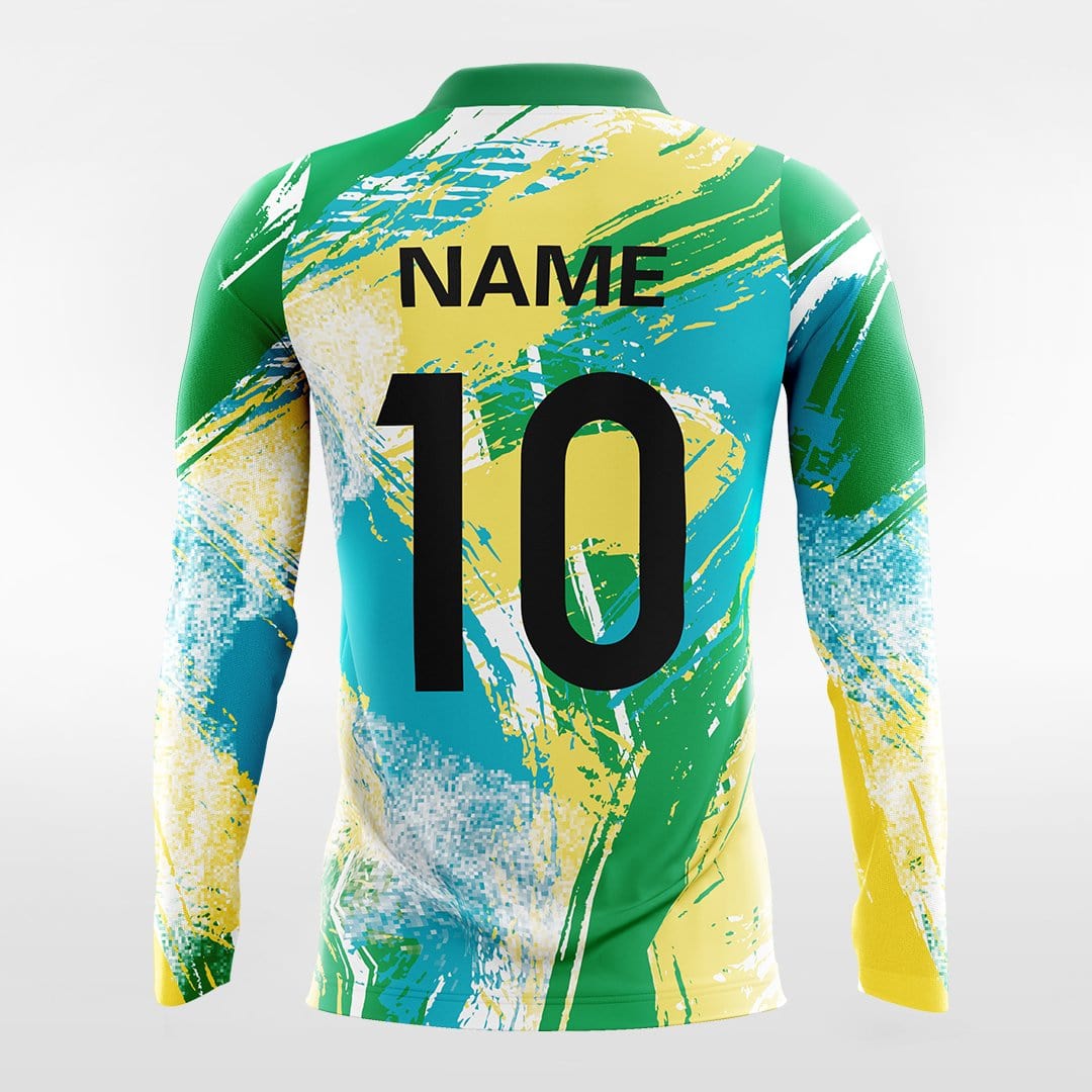 Pop Camouflage Ⅴ - Customized Men's Sublimated Long Sleeve Soccer Jersey