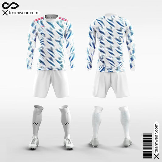 Retro - Men's Sublimated Long Sleeve Soccer Kit