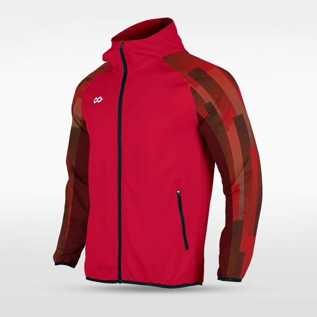 Embrace Urban Forest - Customized Men's Sublimated Full-Zip Waterproof