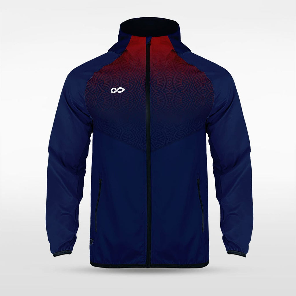 Historic Maya - Customized Men's Sublimated Full-Zip Waterproof