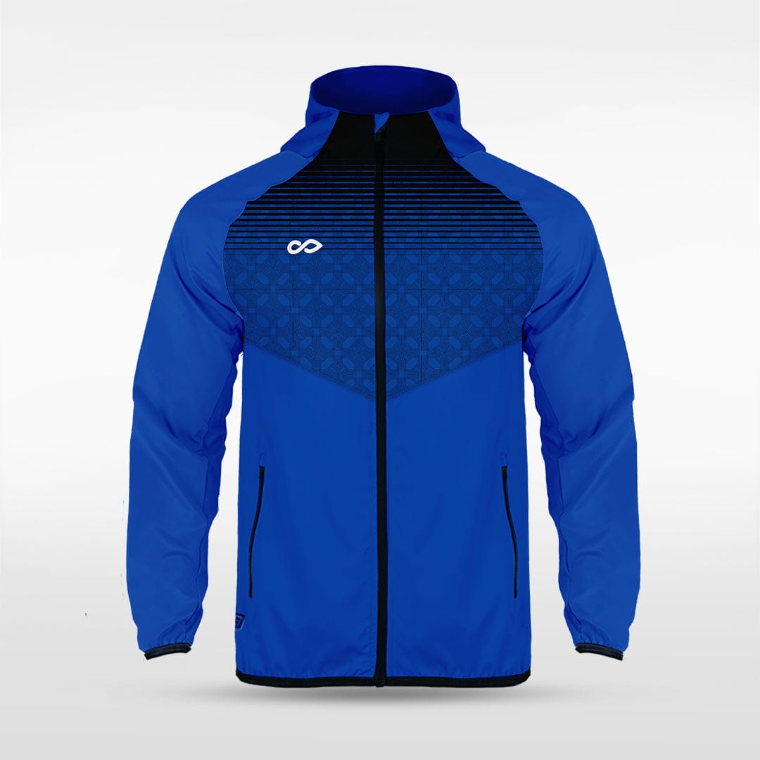 Historic Greek - Customized Men's Sublimated Full-Zip Waterproof