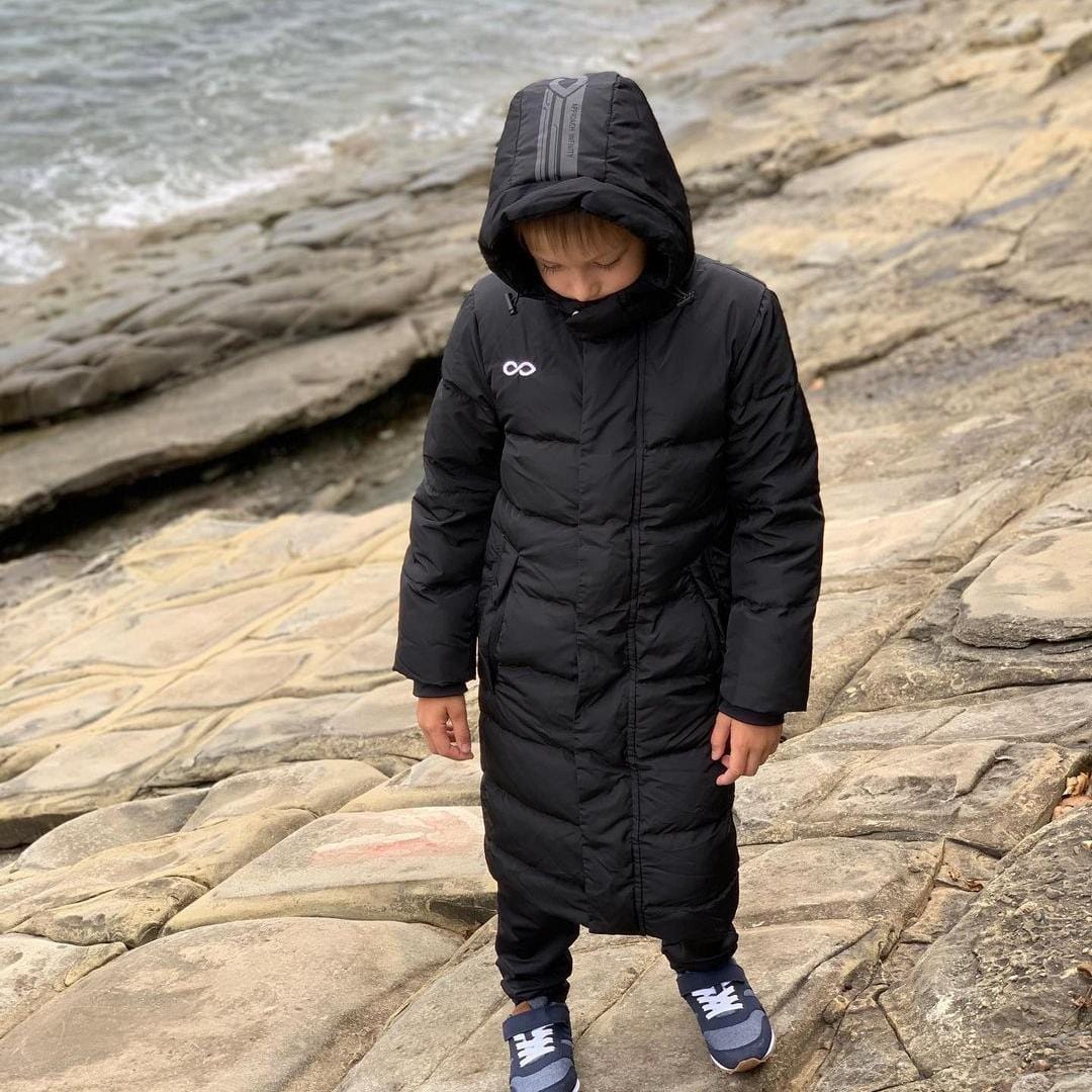 Artificial Intelligence Kids Long Puffer Jacket