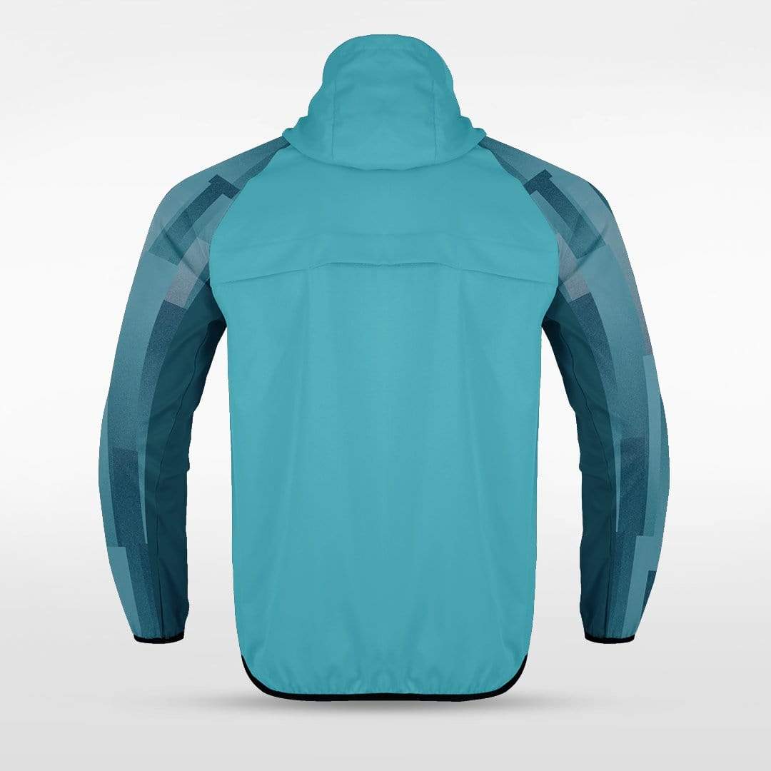 Embrace Urban Forest - Customized Men's Sublimated Full-Zip Waterproof