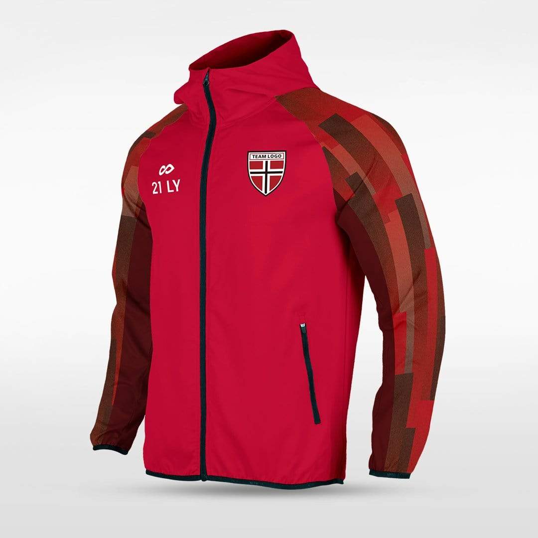 Embrace Urban Forest - Customized Men's Sublimated Full-Zip Waterproof