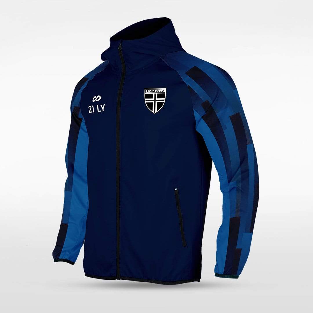 Embrace Urban Forest - Customized Men's Sublimated Full-Zip Waterproof