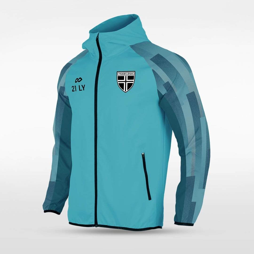 Embrace Urban Forest - Customized Men's Sublimated Full-Zip Waterproof