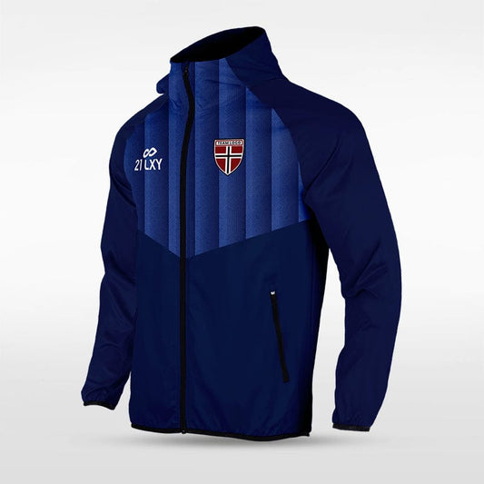 Historic India - Customized Men's Sublimated Full-Zip Waterproof