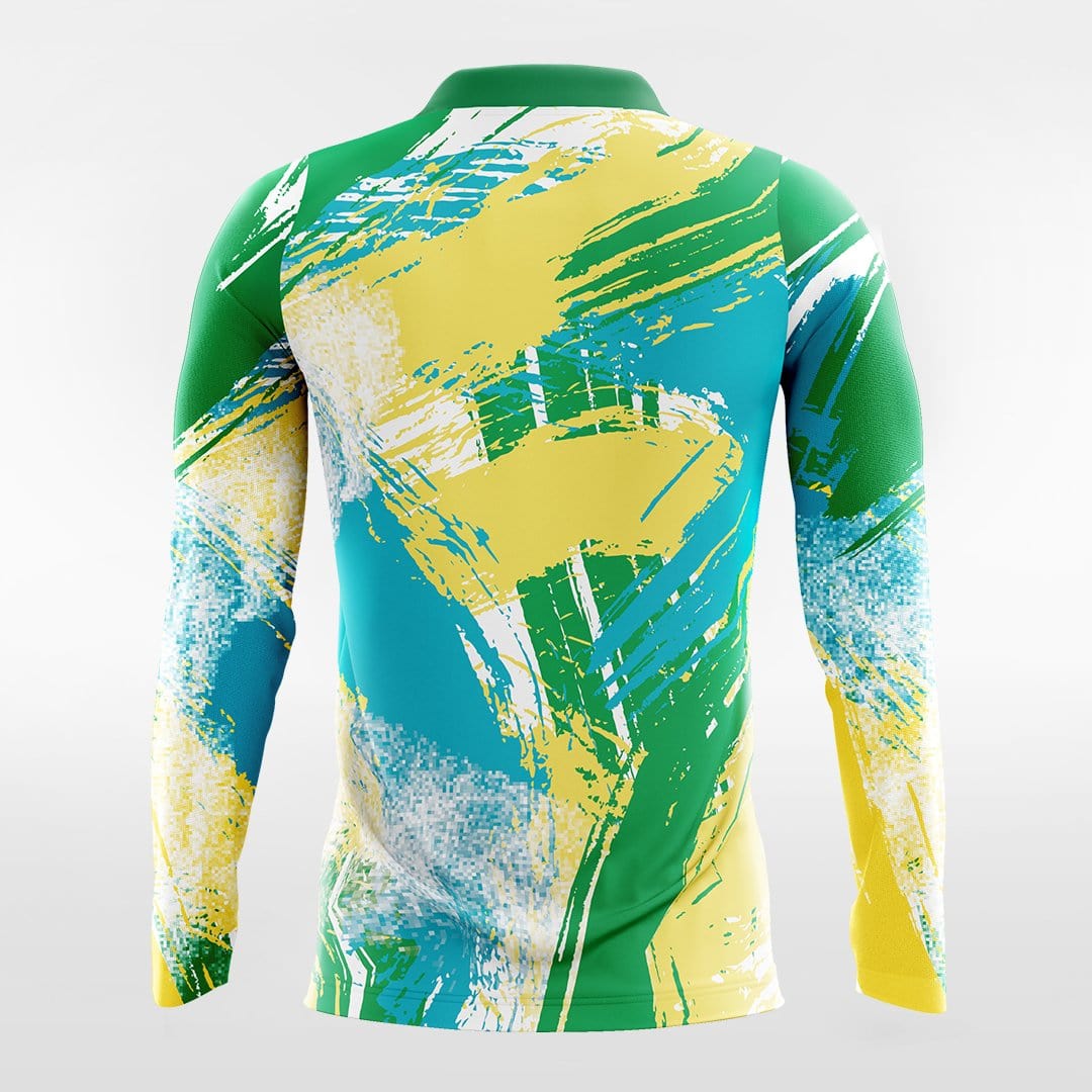 Pop Camouflage Ⅴ - Customized Men's Sublimated Long Sleeve Soccer Jersey