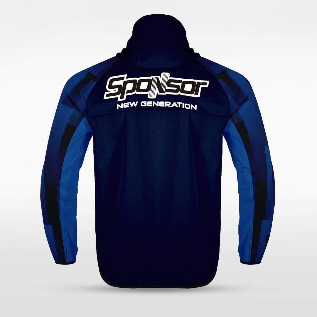 Embrace Urban Forest - Customized Men's Sublimated Full-Zip Waterproof