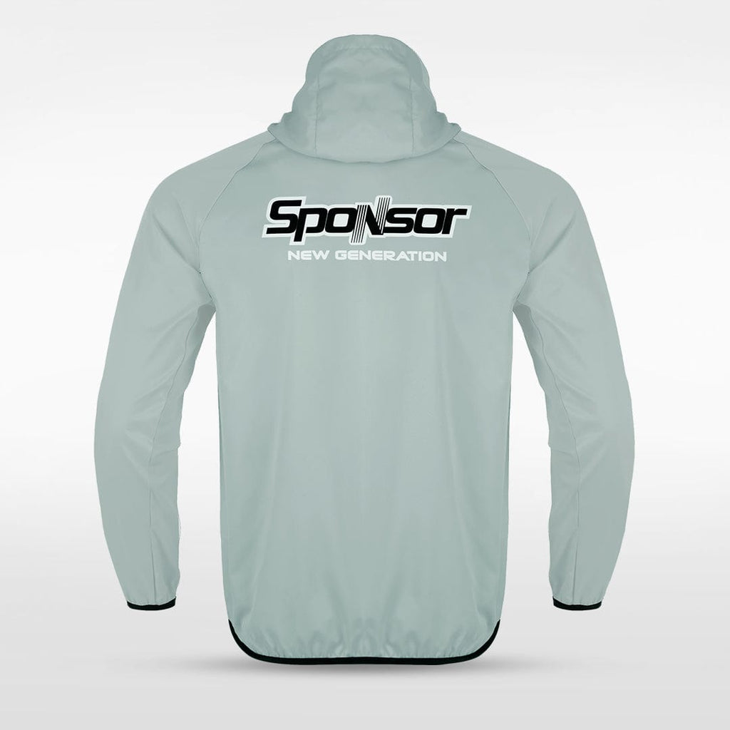 Embrace Geometry - Customized Men's Sublimated Full-Zip Waterproof