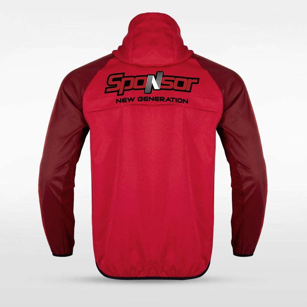 Embrace Radiance - Customized Men's Sublimated Full-Zip Waterproof