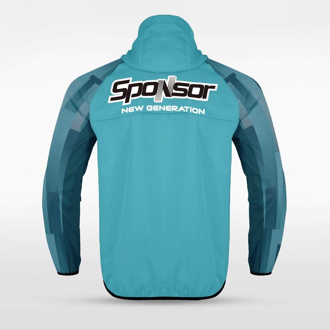 Embrace Urban Forest - Customized Men's Sublimated Full-Zip Waterproof
