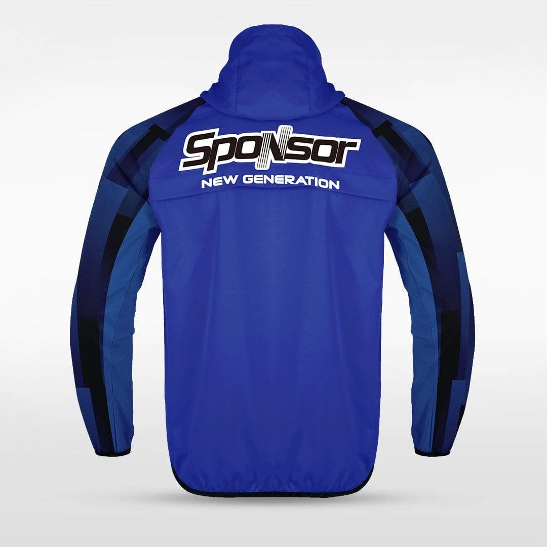 Embrace Urban Forest - Customized Men's Sublimated Full-Zip Waterproof