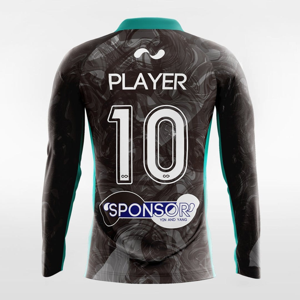 YIN AND YANG - Customized Men's Sublimated Long Sleeve Soccer Jersey
