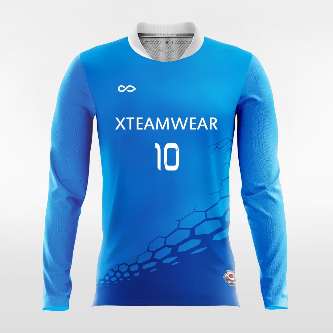 Dragon Vein - Customized Men's Long Sleeve Soccer Jersey